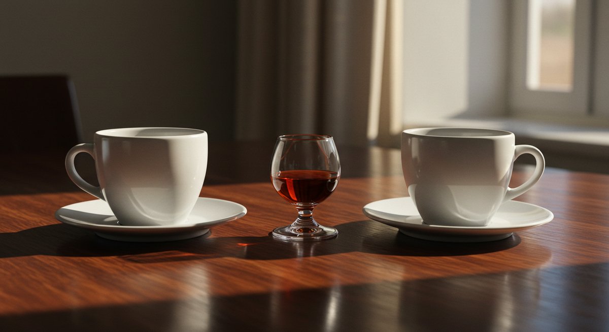 コーヒー に ブランデー